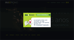 Desktop Screenshot of maxpromo.com.br